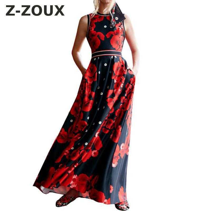 Women Dress Sleeveless Printed Bohemia es Sexy Long Print Floral Maxi High Waisted es 210524, Black
Women Dress Sleeveless Printed Bohemia es Sexy Long Print Floral Maxi High Waisted es 210524, Black
