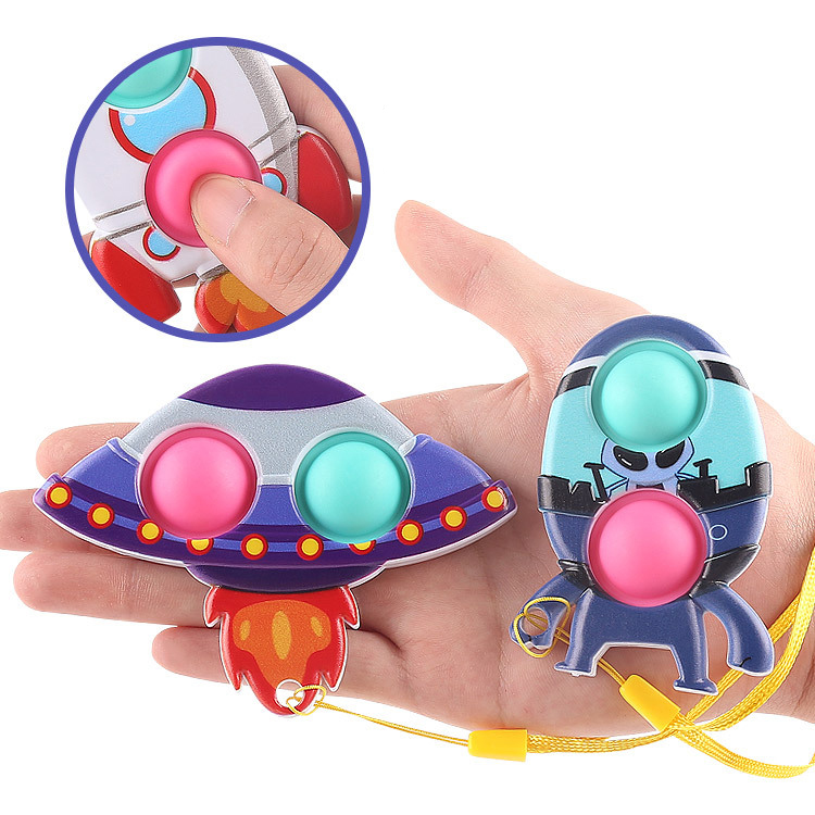 Fidget Toys Finger Bubble Music Pendant Spaceman Decompression Silicone Toys Rodent Pioneer Keychain Squeeze
Fidget Toys Finger Bubble Music Pendant Spaceman Decompression Silicone Toys Rodent Pioneer Keychain Squeeze