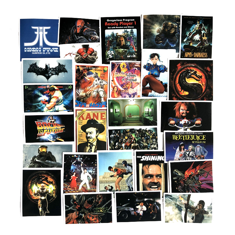 61Pcs/Lot Retro Classic Movie Poster Stickers Adult Laptop Travel Case Computer Wall Skateboard Motorcycle Phone Bicycle Luggage Guitar Bike Sticker Decals
61Pcs/Lot Retro Classic Movie Poster Stickers Adult Laptop Travel Case Computer Wall Skateboard Motorcycle Phone Bicycle Luggage Guitar Bike Sticker Decals