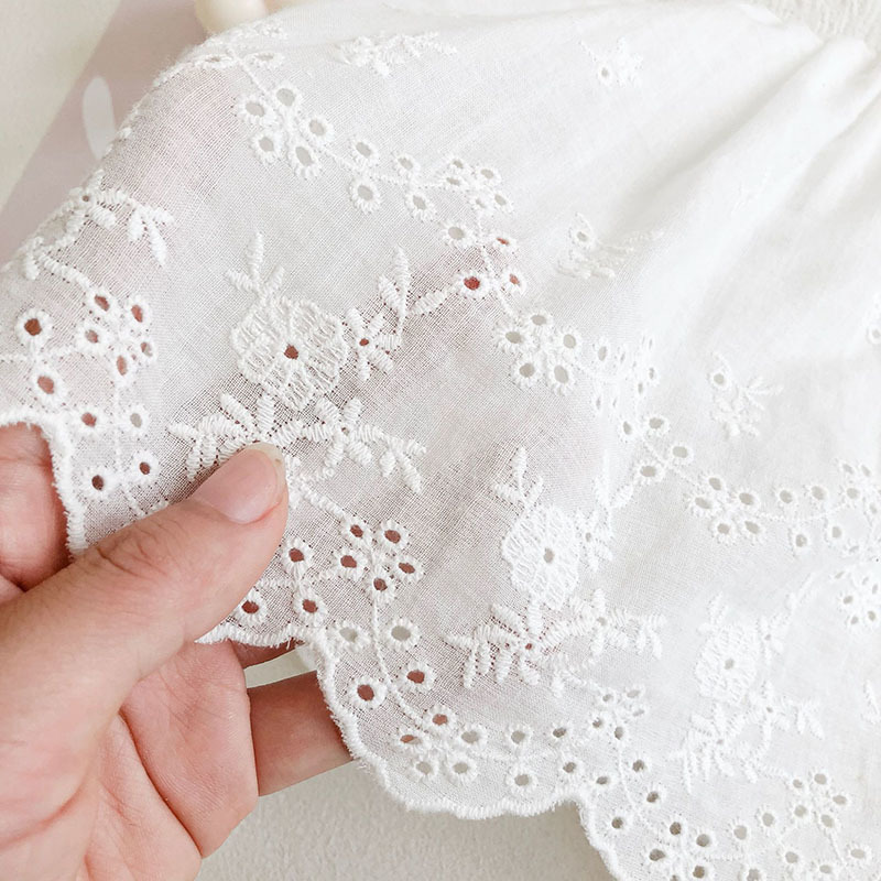 Summer Baby Girls Rompers Clothes Bodysuits Embroider Pure Color +Cap Infant Bodysuit 210429
