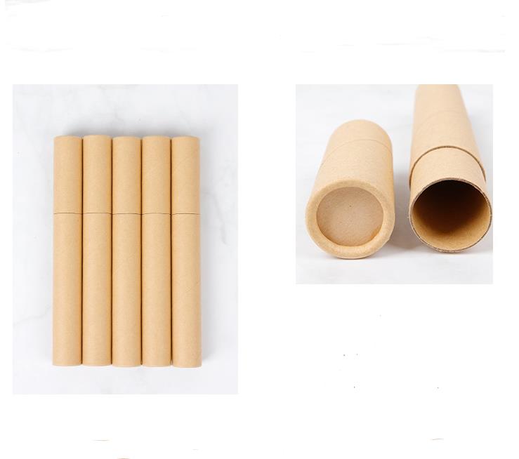 500pcs/lot Black Kraft Paper Incense Tube Boxes Incense-Barrel Small Storage Box for pencil Joss Stick Convenient Carrying 20.7x2.1cm SN2896