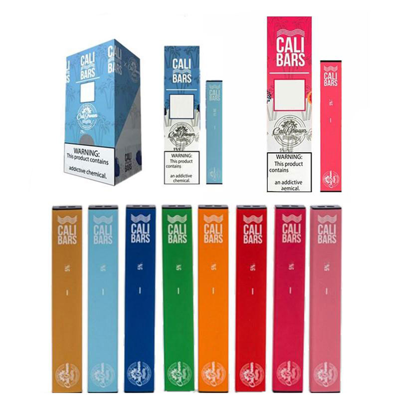 Disposable Electronic Cigarettes Pod Device CALI BARS Vape Stick Kit 380mAh Battery 1.8ml E-liquid Pen
Disposable Electronic Cigarettes Pod Device CALI BARS Vape Stick Kit 380mAh Battery 1.8ml E-liquid Pen