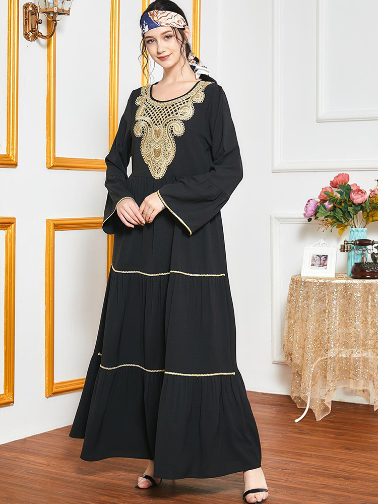 Vestidos Abaya Dubai Muslim Fashion Hijab Dress American European Islamic Clothing Dresses For Women Robe Femme Musulman De Mode
Vestidos Abaya Dubai Muslim Fashion Hijab Dress American European Islamic Clothing Dresses For Women Robe Femme Musulman De Mode