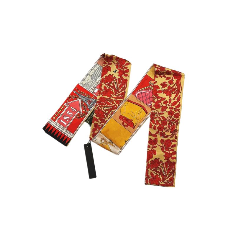 2022 The new double-layer main silk ribbon design printed women's silk scarves fashion headscarf brand handbag ribbon small long scarf 7*100cm soft
2022 The new double-layer main silk ribbon design printed women's silk scarves fashion headscarf brand handbag ribbon small long scarf 7*100cm soft