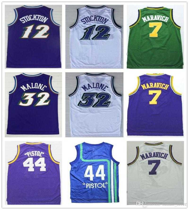 Stitched High Quality John 12 Stockton Jersey Retro Purple White Karl 32 Malone Basketball 7 Pistol 44 Pete Maravich Jerseys College Shirts, Blue
Stitched High Quality John 12 Stockton Jersey Retro Purple White Karl 32 Malone Basketball 7 Pistol 44 Pete Maravich Jerseys College Shirts, Blue