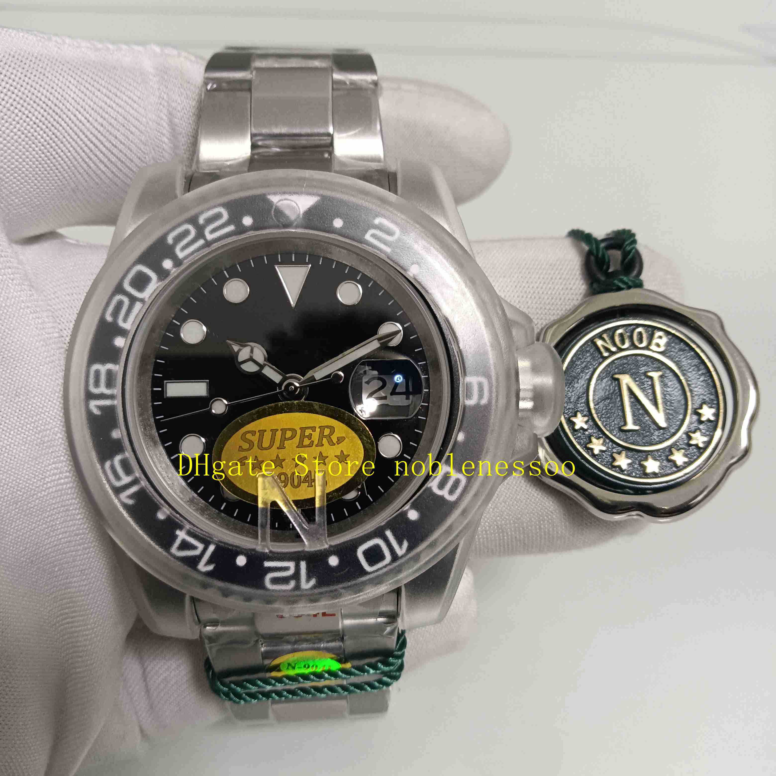 6 Color N Factory Watch 904L Steel Mens 40mm Ceramic Bezel Black Dial 116710LN 116710 116710BLNR 126710blnr 126710 NoobF Eta 2813 Movement Automatic Watches, 02 black dial
6 Color N Factory Watch 904L Steel Mens 40mm Ceramic Bezel Black Dial 116710LN 116710 116710BLNR 126710blnr 126710 NoobF Eta 2813 Movement Automatic Watches, 02 black dial
