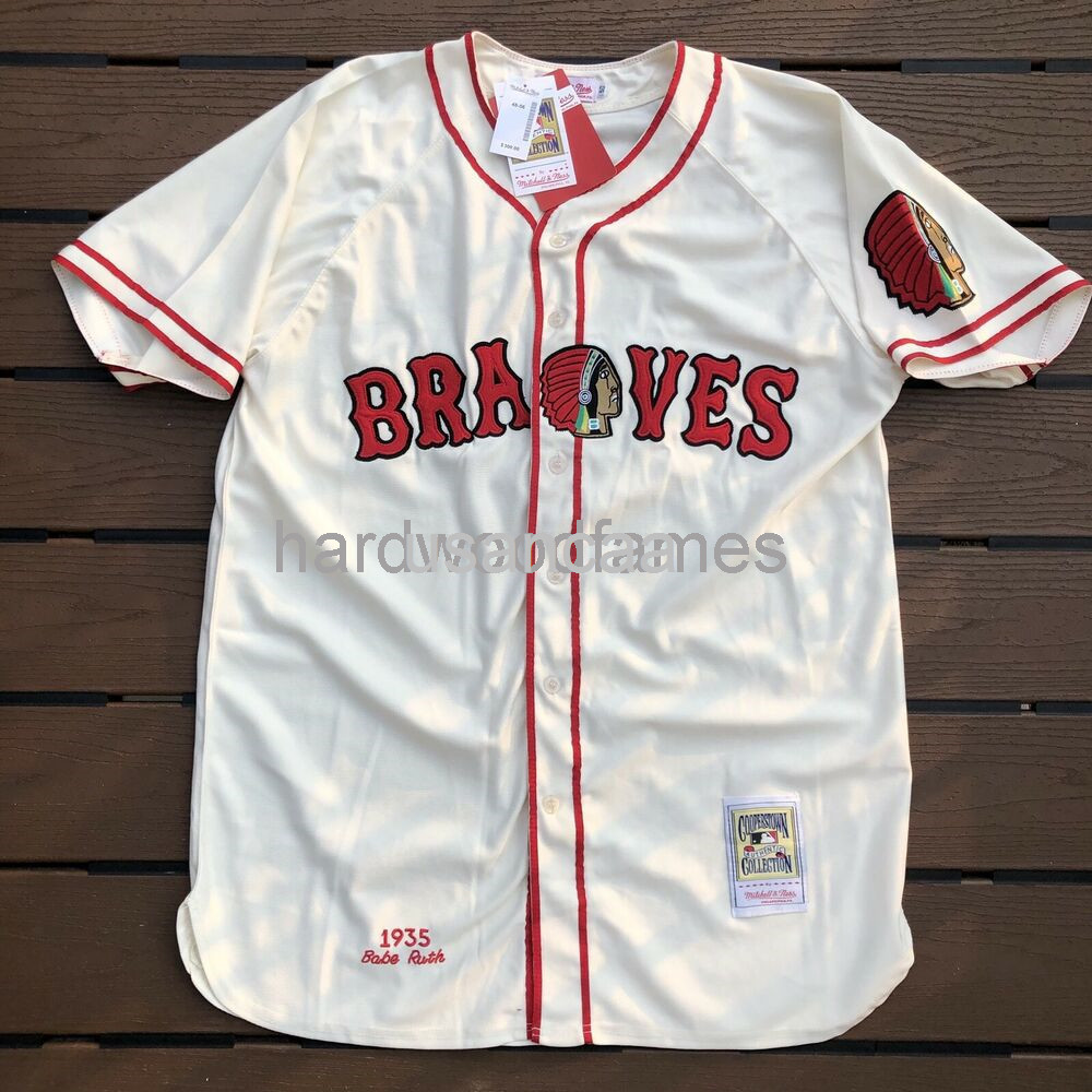 Men Women kids Retro Mitchell & Ness 1935 Babe Ruth Button Front Jersey Professional Custom Jerseys -5XL 6XL, White
Men Women kids Retro Mitchell & Ness 1935 Babe Ruth Button Front Jersey Professional Custom Jerseys -5XL 6XL, White