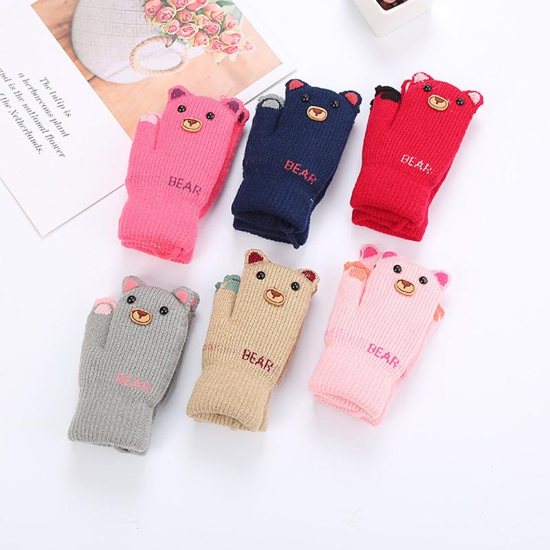 Children's Mittens 2021 Cute Cartoon 3D Bear Ears Baby Gloves Boys Girls Winter Thick Warmer Knitted Outdoor Keep Finger Warm1-3 Years Old, White
Children's Mittens 2021 Cute Cartoon 3D Bear Ears Baby Gloves Boys Girls Winter Thick Warmer Knitted Outdoor Keep Finger Warm1-3 Years Old, White