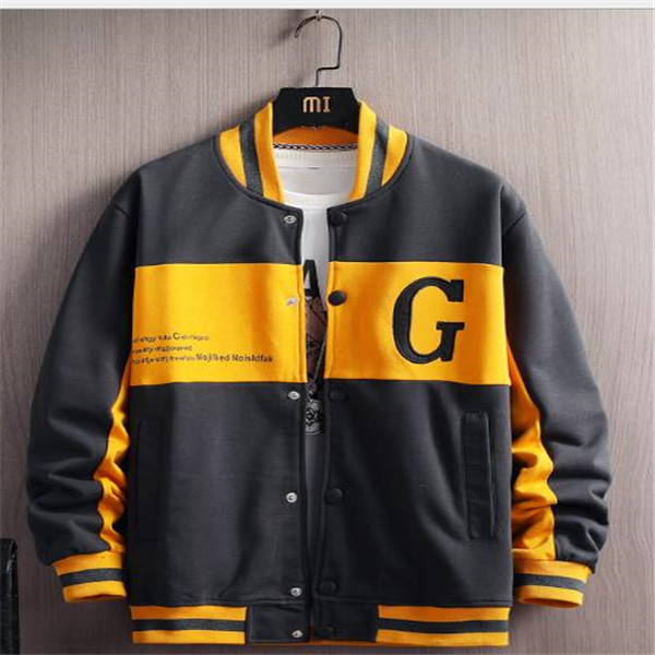 Spring new men's fashion stand-up collar casual jacket youth trend color matching printing loose baseball uniform jacket clothes Outerwear coats, Black;brown
Spring new men's fashion stand-up collar casual jacket youth trend color matching printing loose baseball uniform jacket clothes Outerwear coats, Black;brown