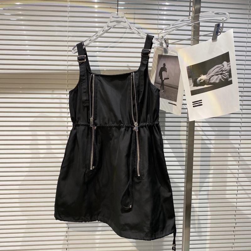Women Strap Drawstring Personality Zipper Dress Sleeveless Arrivals Lady Sexy Fashion Spring Summer 11D511 210525, Black
Women Strap Drawstring Personality Zipper Dress Sleeveless Arrivals Lady Sexy Fashion Spring Summer 11D511 210525, Black