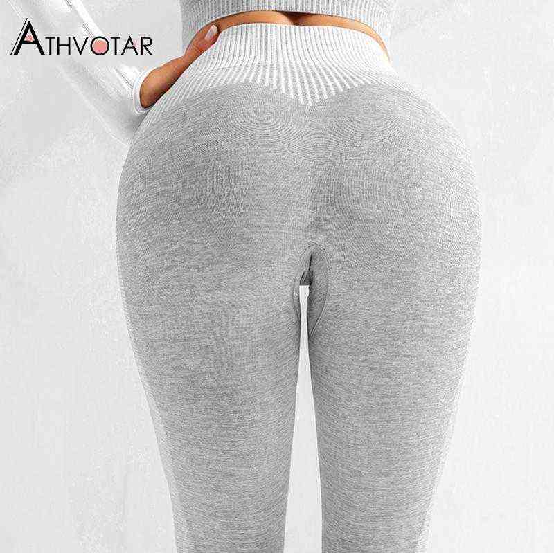 Seamless Fitness Leggings Women Push Up Activewear Leggins Mujer Knitting Workout Jegging Femme 211204