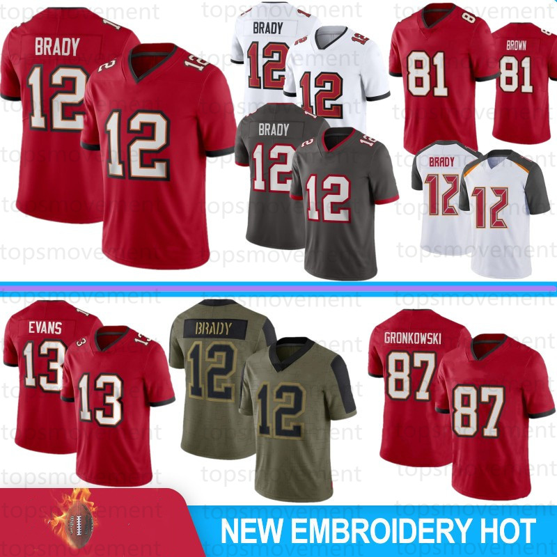12 Tom Brady 87 Rob Gronkowski Men Football Jerseys Chris Godwin Mike Evans 45 Devin White Antonio 81 Brown S-XXXL Stock 2021 New Season Red Black Man Jersey, Haidao
12 Tom Brady 87 Rob Gronkowski Men Football Jerseys Chris Godwin Mike Evans 45 Devin White Antonio 81 Brown S-XXXL Stock 2021 New Season Red Black Man Jersey, Haidao