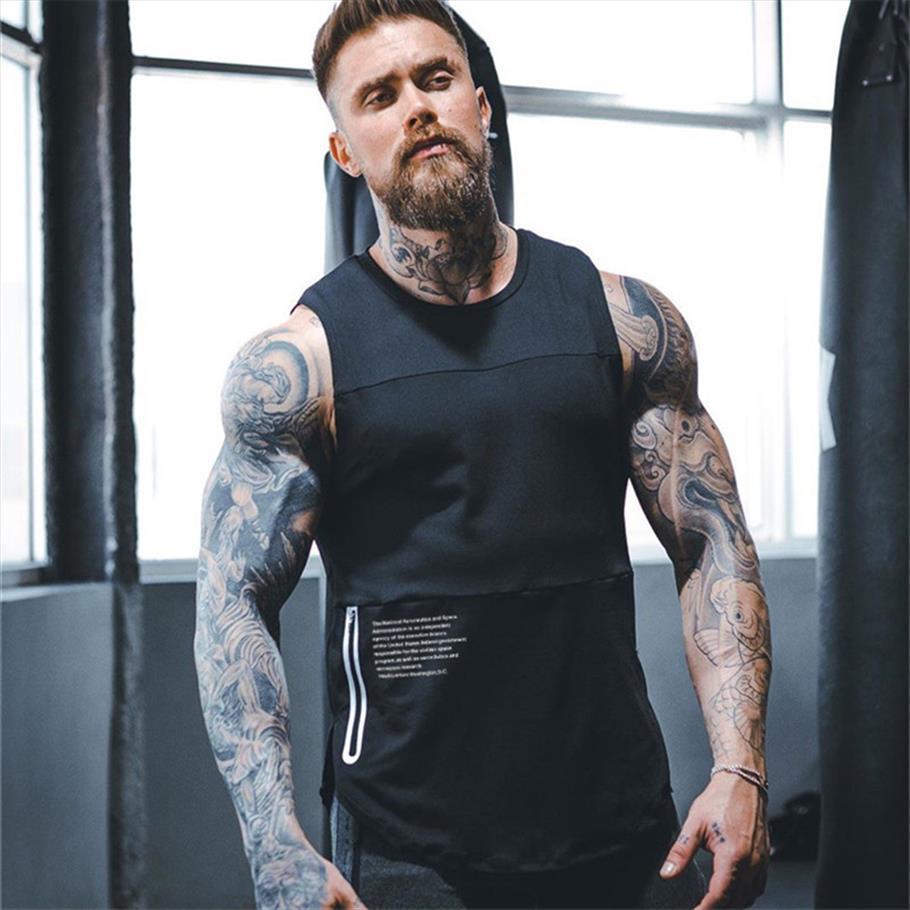 zipper sleeveless vest men summer breathable quick drying tank male tight gym clothes bodybuilding undershirt fitness vests, White;black
zipper sleeveless vest men summer breathable quick drying tank male tight gym clothes bodybuilding undershirt fitness vests, White;black