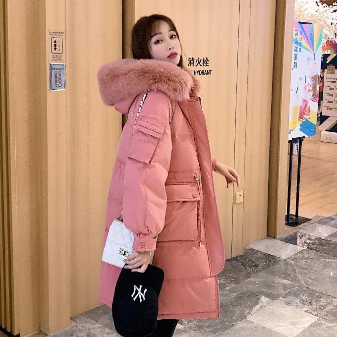 Women's Down & Parkas Winter Women Big Natural Fur Collar Hooded Coat White Duck Jacket Female Thick Elastic Waist Long S139 MBV9, Black
Women's Down & Parkas Winter Women Big Natural Fur Collar Hooded Coat White Duck Jacket Female Thick Elastic Waist Long S139 MBV9, Black