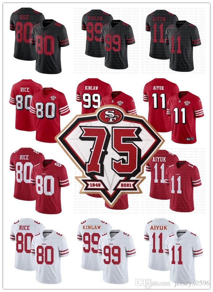 Men Women Youth 75th San Francisco49ersJersey 80 Jerry Rice 99 Javon Kinlaw 11 Brandon Aiyuk Football Jerseys black red, Color
Men Women Youth 75th San Francisco49ersJersey 80 Jerry Rice 99 Javon Kinlaw 11 Brandon Aiyuk Football Jerseys black red, Color