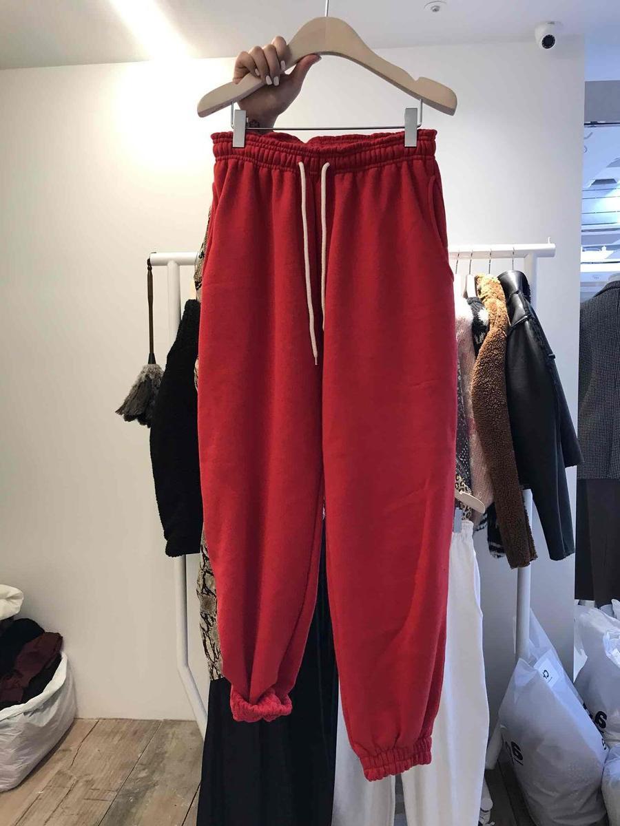 Nomikuma Spring Women Sweatpants Korean Drawstring Lace Up Stretch High Waist Long Trousers Causal Solid Harem Pants 6E050 210427