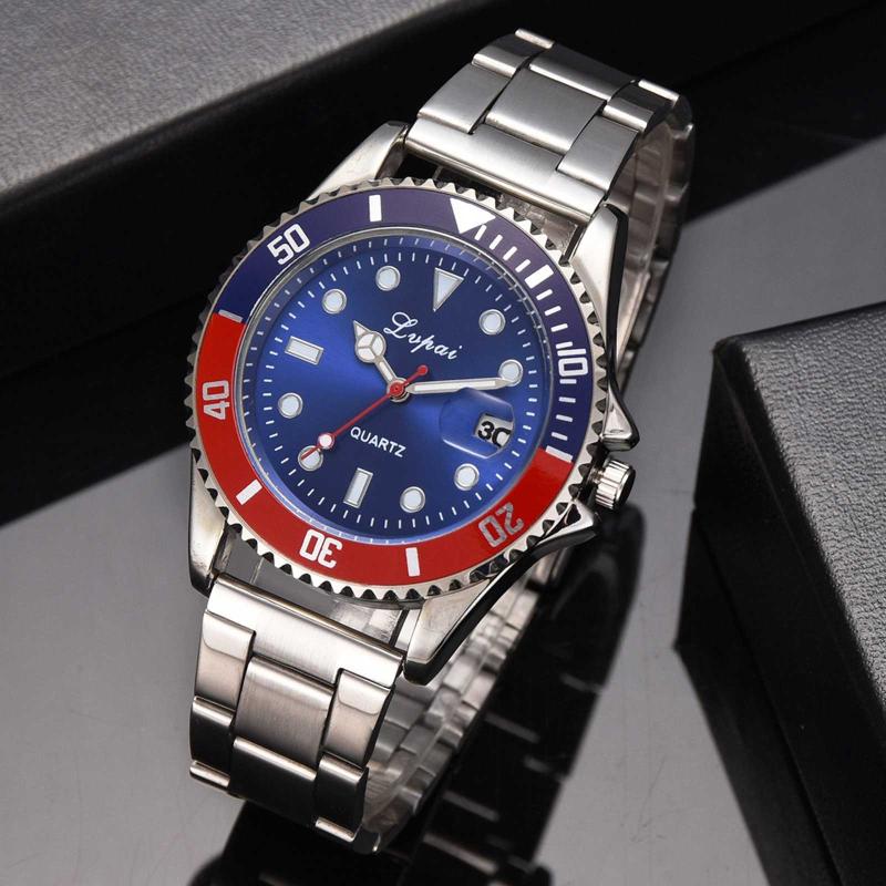 Wristwatches Mens Fashion Stainless Steel Strap With Simulated Quartz Round Watch Rose Gold Romantic Couple Luxury Bracelet
Wristwatches Mens Fashion Stainless Steel Strap With Simulated Quartz Round Watch Rose Gold Romantic Couple Luxury Bracelet