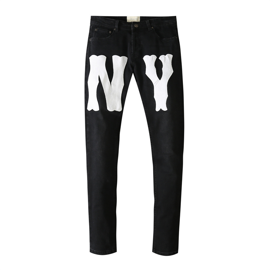 Patch Embroidery Printing Mens Jeans Skinny Casual Harem Pants Distressed Slim Denim Hip Hop Trousers, Black
Patch Embroidery Printing Mens Jeans Skinny Casual Harem Pants Distressed Slim Denim Hip Hop Trousers, Black