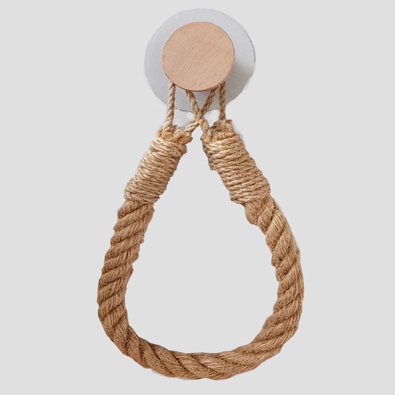 Shees For Toilets Vintage Towel Hanging Rope Tissue Holder Home Hotel Bathroom Decoration Supplies GGA5142 Free shipping