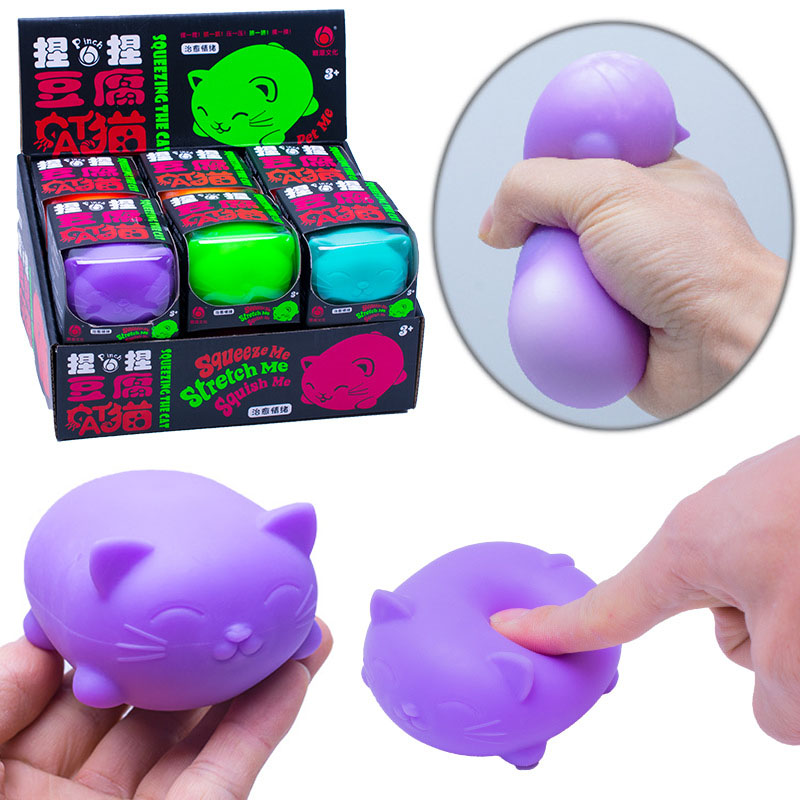 Fidget Sensory Toy Cat Squeeze Decompression Stress Relief and Anti-Anxiety Toys For Kids Xmas Gifts
Fidget Sensory Toy Cat Squeeze Decompression Stress Relief and Anti-Anxiety Toys For Kids Xmas Gifts