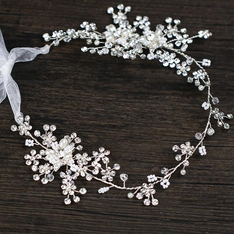 Hair Clips & Barrettes Crystal Pearl Wedding Headband For Bridal Headpiece Silver Color Handmade Tiara Jewelry Accessories, Golden;silver
Hair Clips & Barrettes Crystal Pearl Wedding Headband For Bridal Headpiece Silver Color Handmade Tiara Jewelry Accessories, Golden;silver