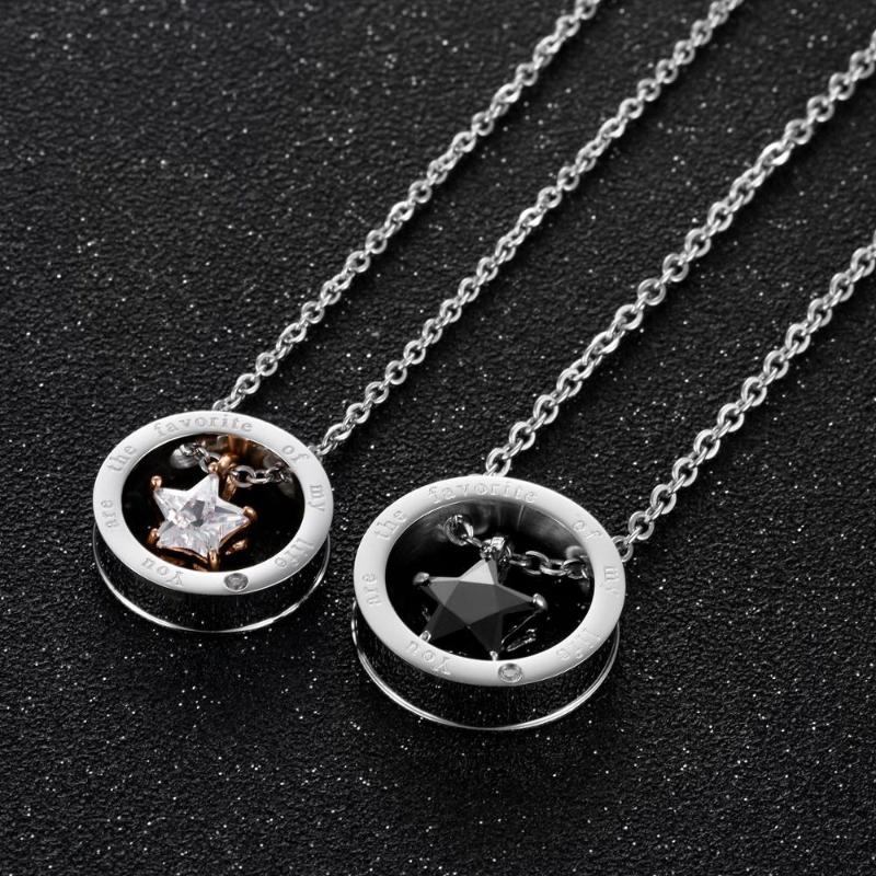 Pendant Necklaces Fashion Stainless Steel Punk Necklace Men Women Jewelry Five-pointed Star Friends Acero Inoxidable Joyeria Collares
Pendant Necklaces Fashion Stainless Steel Punk Necklace Men Women Jewelry Five-pointed Star Friends Acero Inoxidable Joyeria Collares
