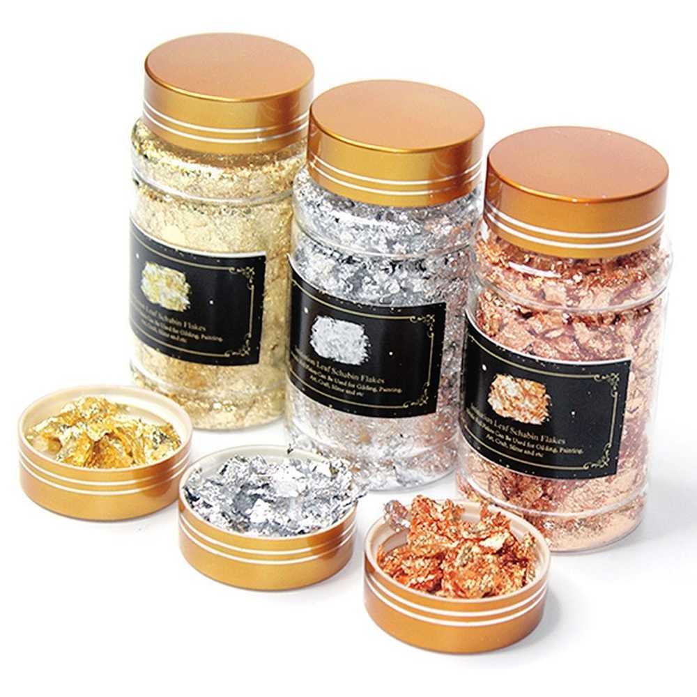 Metal Gold Foil Flakes Sliver Copper Metallic Sequins Glitters Craft Leaf Flake Gilding DIY Jewelry Resin Nail Painting Art Decor Bulk
Metal Gold Foil Flakes Sliver Copper Metallic Sequins Glitters Craft Leaf Flake Gilding DIY Jewelry Resin Nail Painting Art Decor Bulk