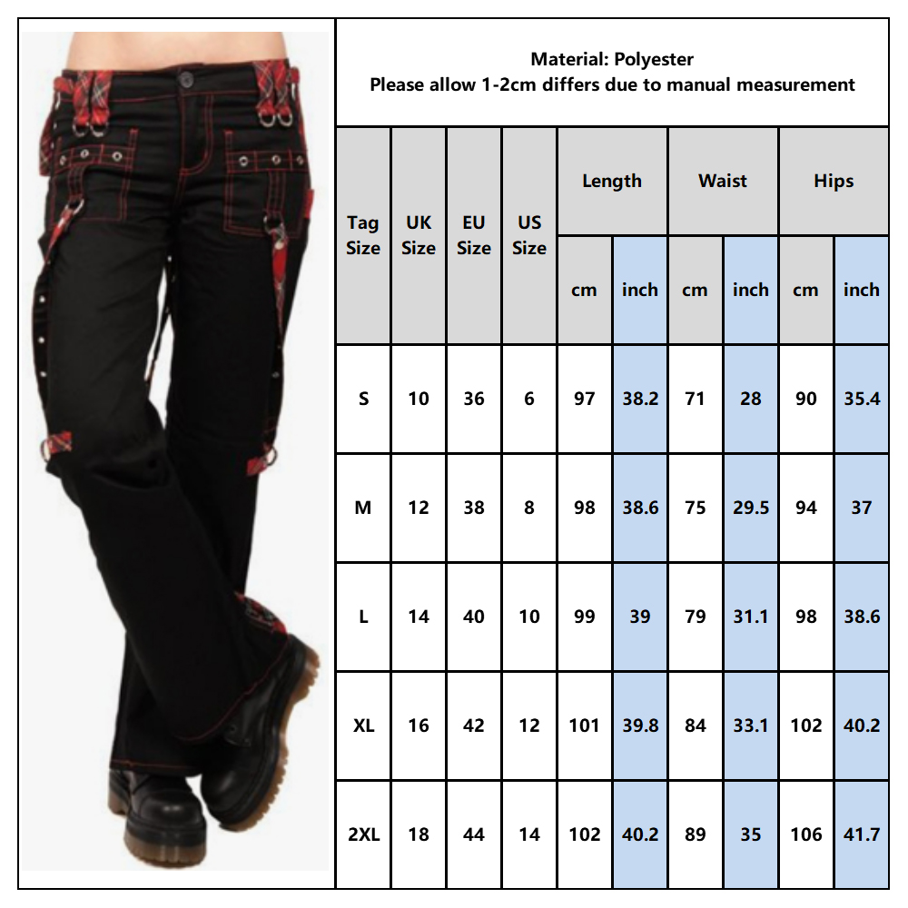 Designs Ladies Cargo Pants High Waist Black Streetwear Vintage Punk Goth Pants Women Summer Pants Casual Long Trousers joggers D, 509679
Designs Ladies Cargo Pants High Waist Black Streetwear Vintage Punk Goth Pants Women Summer Pants Casual Long Trousers joggers D, 509679