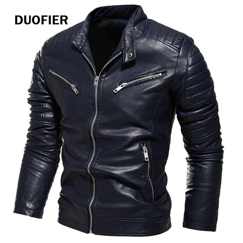 Winter Black Leather Jacket Men Fur Lined Warm Motorcycle Jacket Slim Street Fashion BLack Biker Coat Pleated Design Zipper 211111, Kcd737red
Winter Black Leather Jacket Men Fur Lined Warm Motorcycle Jacket Slim Street Fashion BLack Biker Coat Pleated Design Zipper 211111, Kcd737red