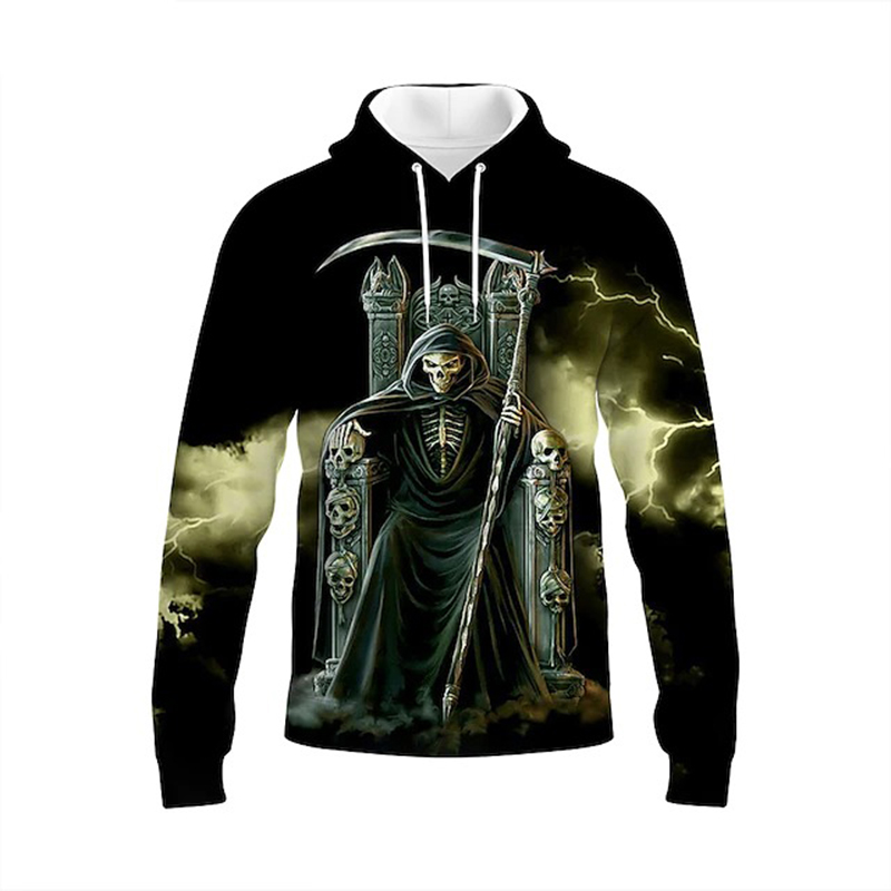 Halloween Magic skull pattern men's 3D printed hoodie visual impact party top punk goth round neck high quality sweatshirt hoodie, Black
Halloween Magic skull pattern men's 3D printed hoodie visual impact party top punk goth round neck high quality sweatshirt hoodie, Black