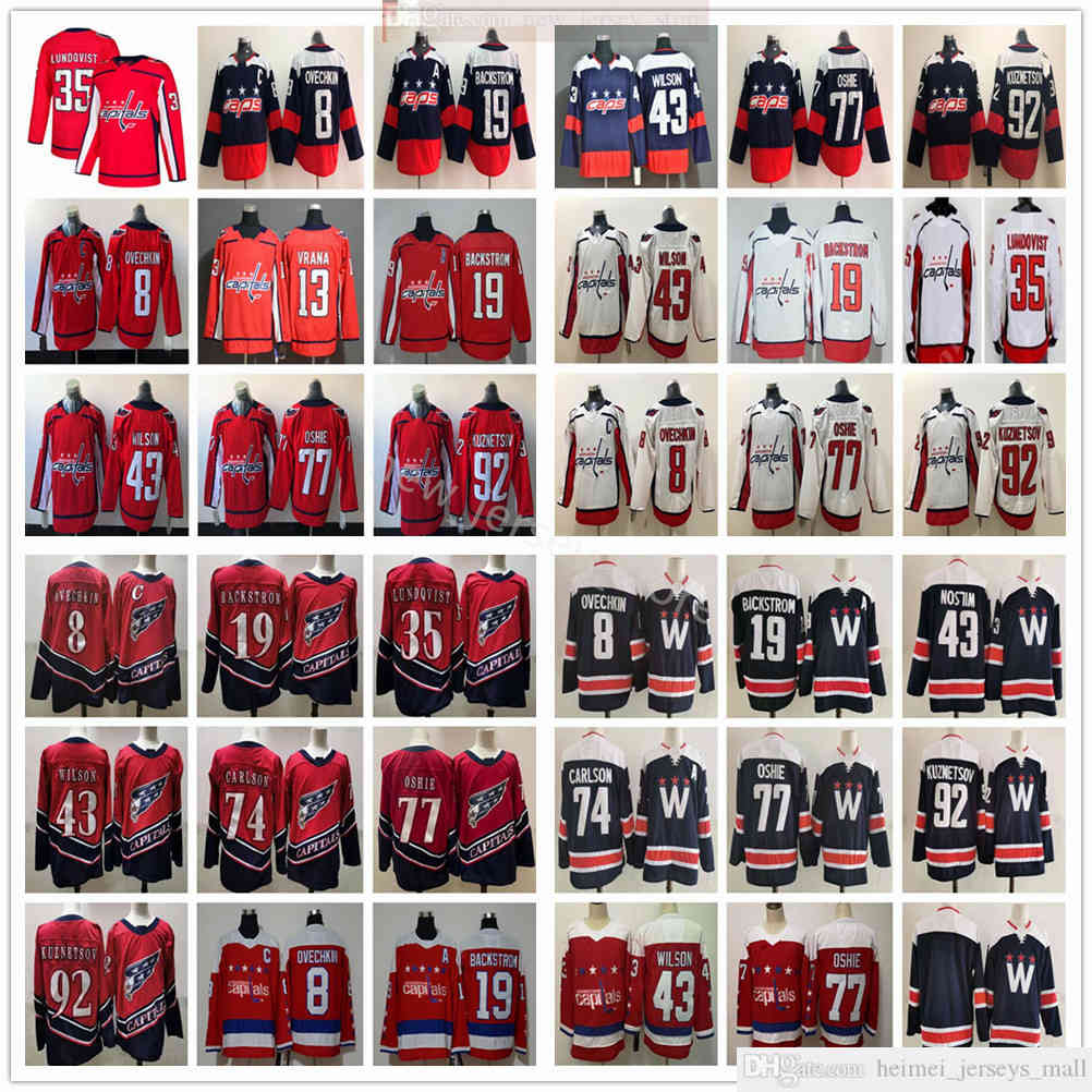 2021 Third Dark Blue Washington Capitals Hockey Jerseys Alex Ovechkin Nicklas Backstrom Tom Wilson John Carlson TJ Oshie Evgeny Kuznetsov, Same as picture
2021 Third Dark Blue Washington Capitals Hockey Jerseys Alex Ovechkin Nicklas Backstrom Tom Wilson John Carlson TJ Oshie Evgeny Kuznetsov, Same as picture