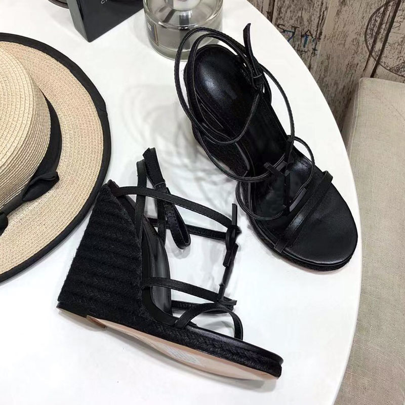 Top women platform wedges heels sandals Strap with Sexy Pointed Party Weave Leather bottom Pumps Wedding shoes black White Red, Style 1
Top women platform wedges heels sandals Strap with Sexy Pointed Party Weave Leather bottom Pumps Wedding shoes black White Red, Style 1
