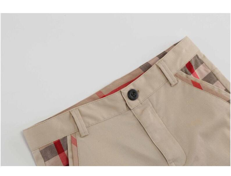 Gentleman Style Summer Boys Plaid Shorts Kids Button Leisure Middle Pants Children Clothes Boy Clothing 2-8 Years