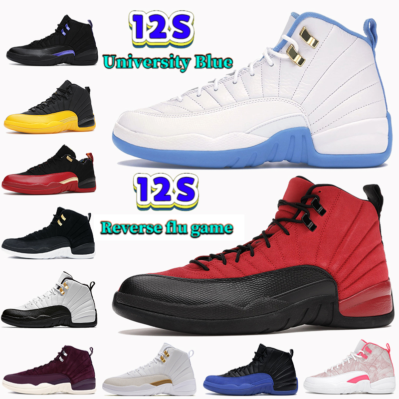 Men university blue 12 12s Basketball Shoes reverse flu game artric punch Black Dark Concord gold low easter women sneakers mens trainers, 30# bubble wrap packaging
Men university blue 12 12s Basketball Shoes reverse flu game artric punch Black Dark Concord gold low easter women sneakers mens trainers, 30# bubble wrap packaging