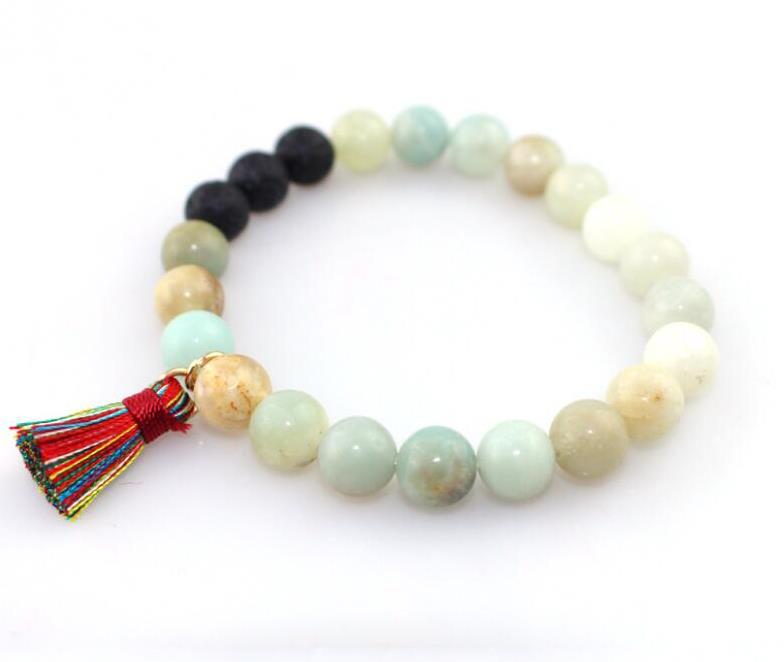 Link, Chain Poshfeel Vintage Essential Oil Diffuser Women Bracelets 8Mm Natural Stone Beads Tassel & Bangles Yoga Jewelry Drop Delivery 2021 от DHgate WW