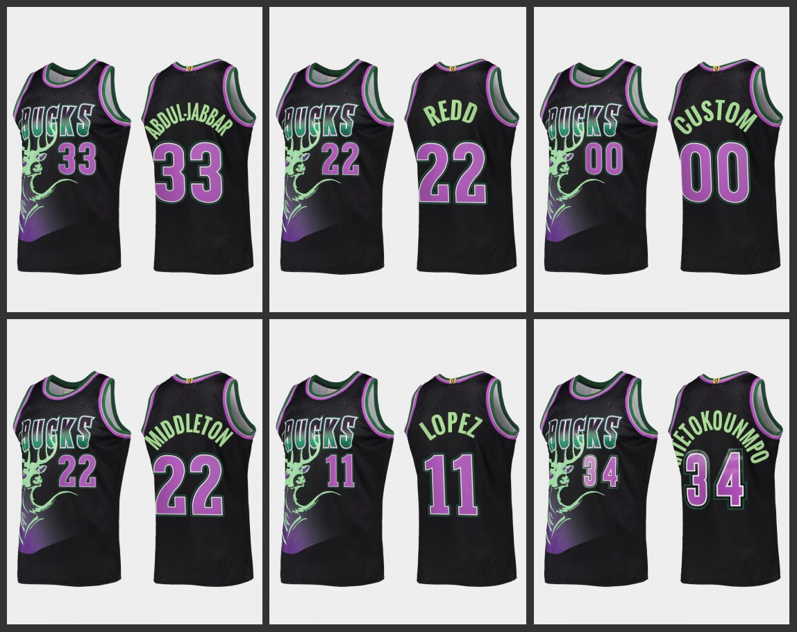 Milwaukee's Bucks's Men Jersey Giannis Antetokounmpo Khris Middleton Brook Lopez Michael Redd Custom Reload
Milwaukee's Bucks's Men Jersey Giannis Antetokounmpo Khris Middleton Brook Lopez Michael Redd Custom Reload