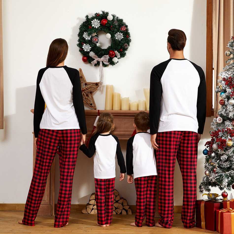 Family Matching Christmas Pajamas Mother & Kids Clothing Sets Children Sleepwear Kids Pyjamas Mother Daughter Elf Deer Pjs 210929