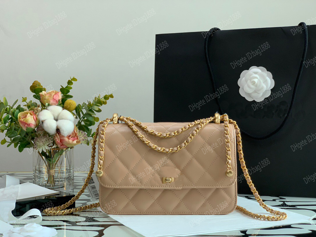 Top High-quality Leather Handbags French Designer Brand Bags Small Golden Ball Diamond Decoration Fashion Shoulder Bag Ladies Chain
Top High-quality Leather Handbags French Designer Brand Bags Small Golden Ball Diamond Decoration Fashion Shoulder Bag Ladies Chain