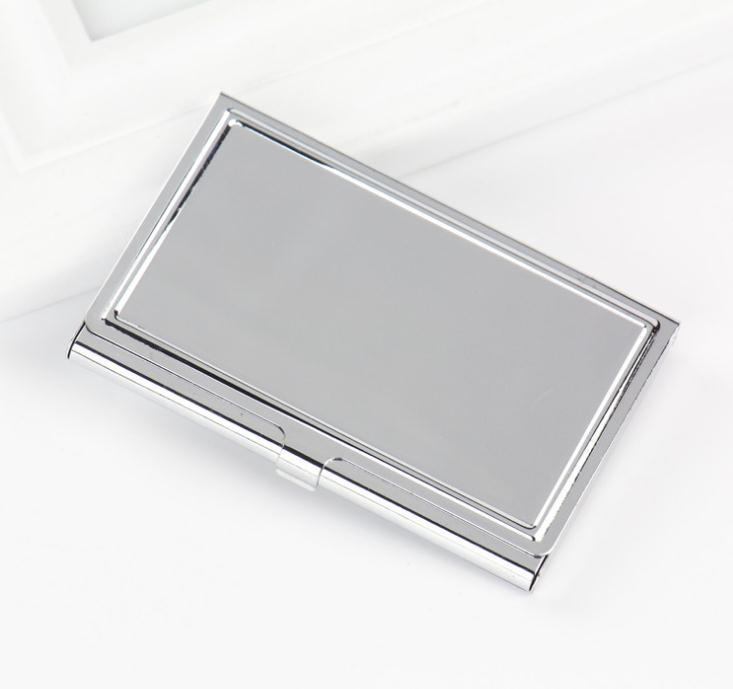 500PCS Blank DIY Stainless Steel Metal Business Name Credit ID Card Pocket Case Box Keeper Holder, As show 
500PCS Blank DIY Stainless Steel Metal Business Name Credit ID Card Pocket Case Box Keeper Holder, As show