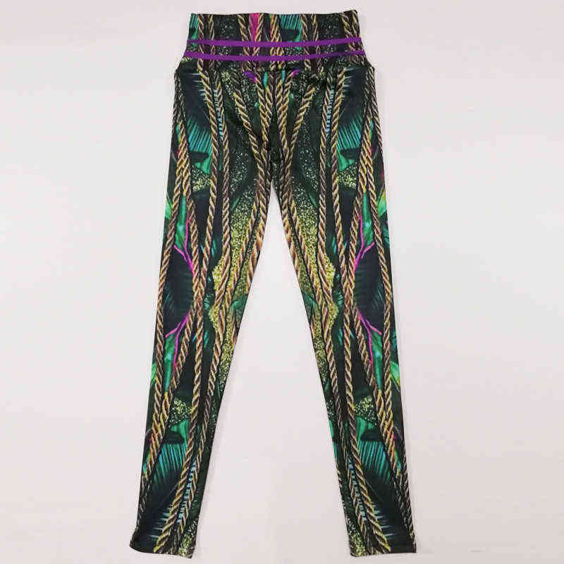 3D Floral black fitness leggings women's legings sexy high quality legging plus size legins waist push up pants 211204