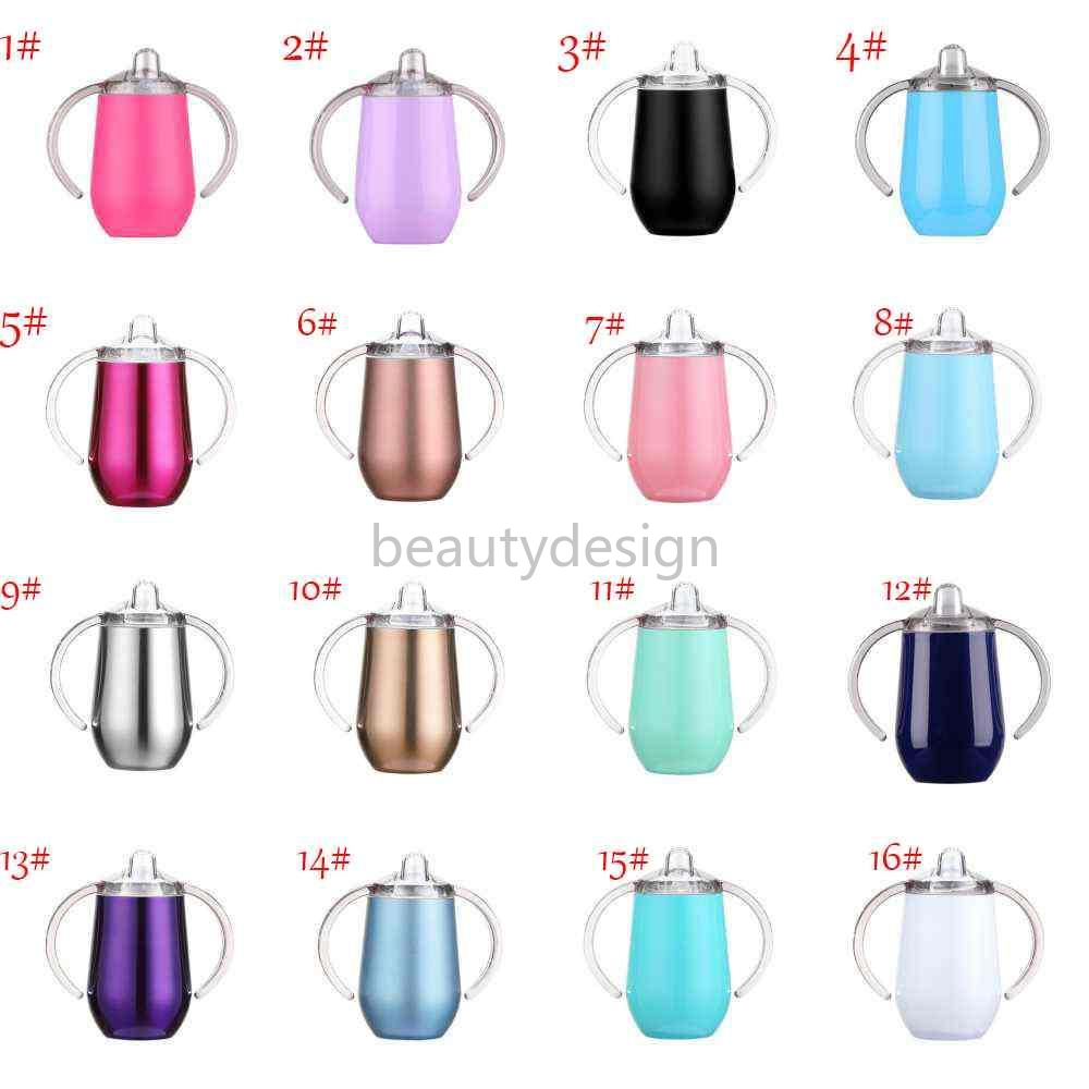 16 Colors 10oz Sublimation Sippy Cups Blank DIY Baby Milk Bottle with Handle Stainless Steel Kids Drinking Tumbler FY4287 DD
16 Colors 10oz Sublimation Sippy Cups Blank DIY Baby Milk Bottle with Handle Stainless Steel Kids Drinking Tumbler FY4287 DD