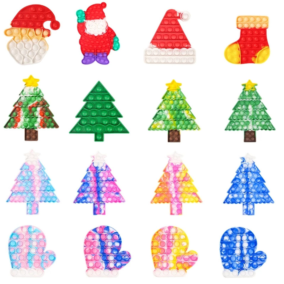 Christmas Tree Push Bubble Fidget Toys Children Autism Needs Antistress Game Board for Children Adult Family Interactive Toys Stock
Christmas Tree Push Bubble Fidget Toys Children Autism Needs Antistress Game Board for Children Adult Family Interactive Toys Stock