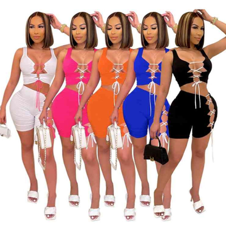 Designers Women Tracksuits Two Piece Shorts Set Hollow Cut Out Outfits Sexy Hole Bandage Sports Suit, Orange
Designers Women Tracksuits Two Piece Shorts Set Hollow Cut Out Outfits Sexy Hole Bandage Sports Suit, Orange