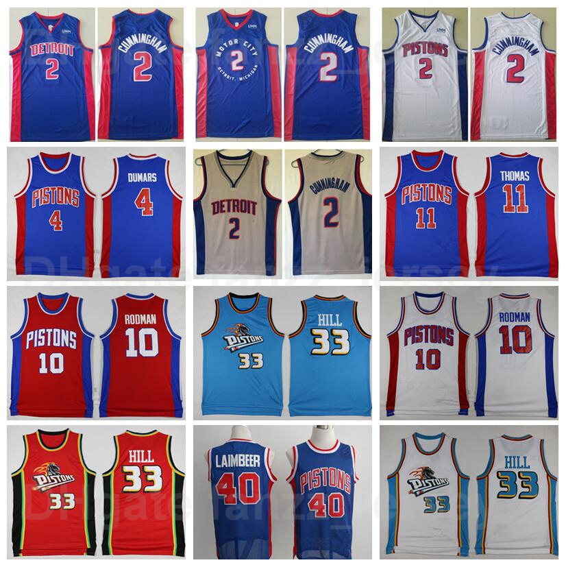 Men Cade Cunningham 2 Basketball Bill Laimbeer Jersey 40 Grant Hill 33 Isiah Thomas 11 Dennis Rodman 10 Joe Dumars 4 Blue White Grey Red Team Color For Sport Fans Shirt, 2 without sponor
Men Cade Cunningham 2 Basketball Bill Laimbeer Jersey 40 Grant Hill 33 Isiah Thomas 11 Dennis Rodman 10 Joe Dumars 4 Blue White Grey Red Team Color For Sport Fans Shirt, 2 without sponor