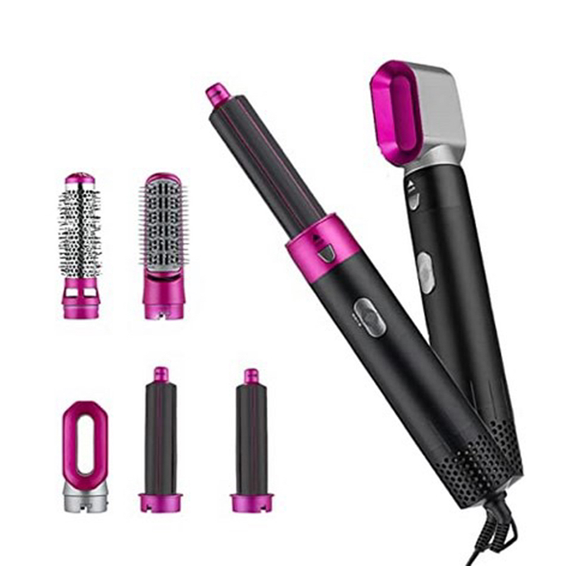 5 in 1 multifuncational hair dryer hot air comb automatic curling and straightening dual-purpose hairs styling tools от DHgate WW