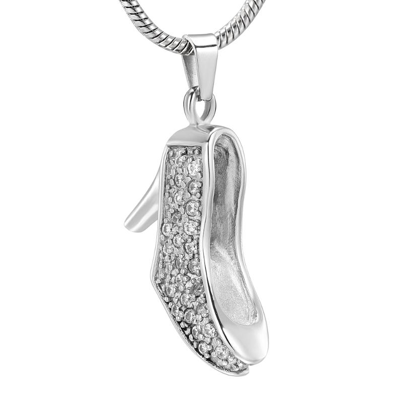 Pendant Necklaces LKJ10534 Arriving Women Accessories Jewelry High-heeled Shoes Memorial Urn Necklace Stainless Steel Cremation
Pendant Necklaces LKJ10534 Arriving Women Accessories Jewelry High-heeled Shoes Memorial Urn Necklace Stainless Steel Cremation