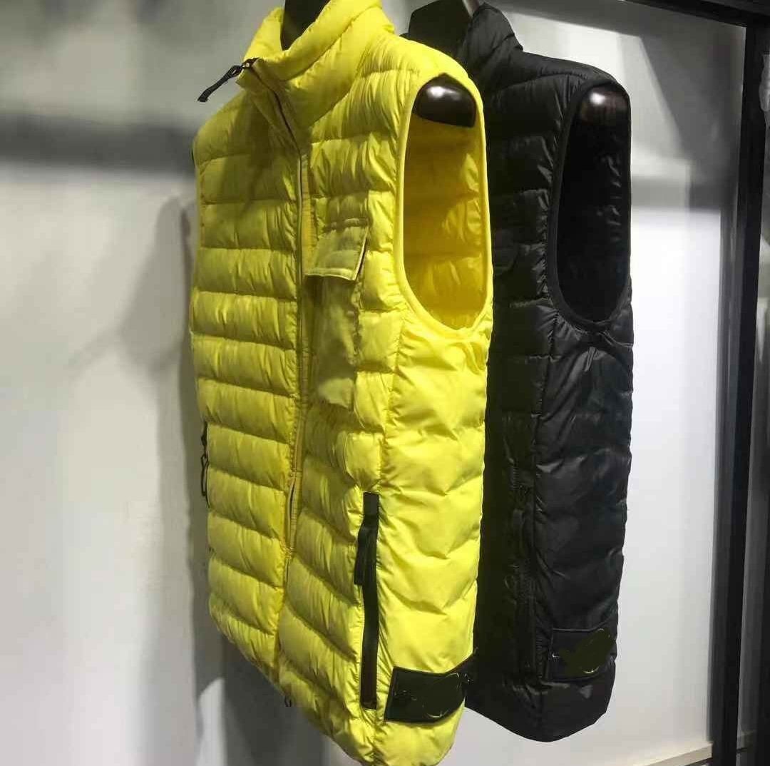 men's down coat designer company loose feature warm stone new winter official website label down zipper vest cp island, Black
men's down coat designer company loose feature warm stone new winter official website label down zipper vest cp island, Black