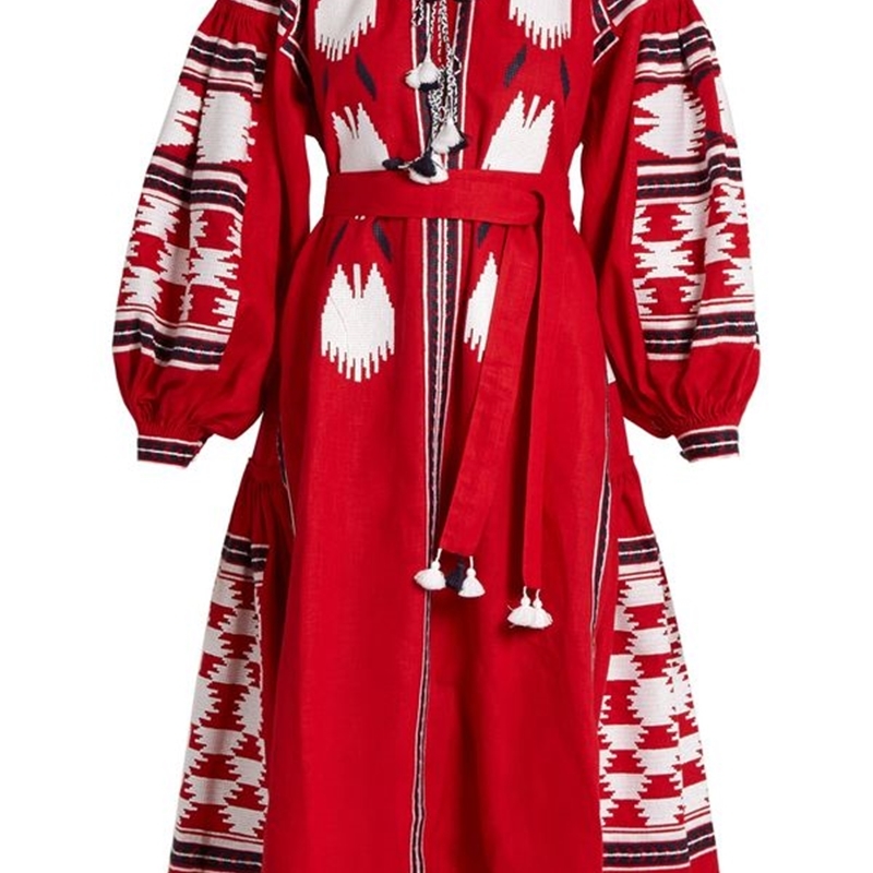 Women Embroidery Long Sleeve Muslim Dress Gown Dubai Kaftan Caftan Lslamic Abaya Clothing Turkish Autumn Maxi 210520