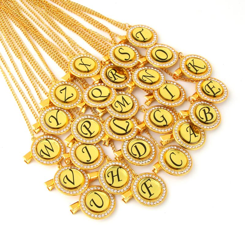 Pacifier Holders&Clips# Bling Baby Clip Golden Any Initials Letter Pacifiers Chain Holder Dummy Clips Safe Metal Chains
Pacifier Holders&Clips# Bling Baby Clip Golden Any Initials Letter Pacifiers Chain Holder Dummy Clips Safe Metal Chains