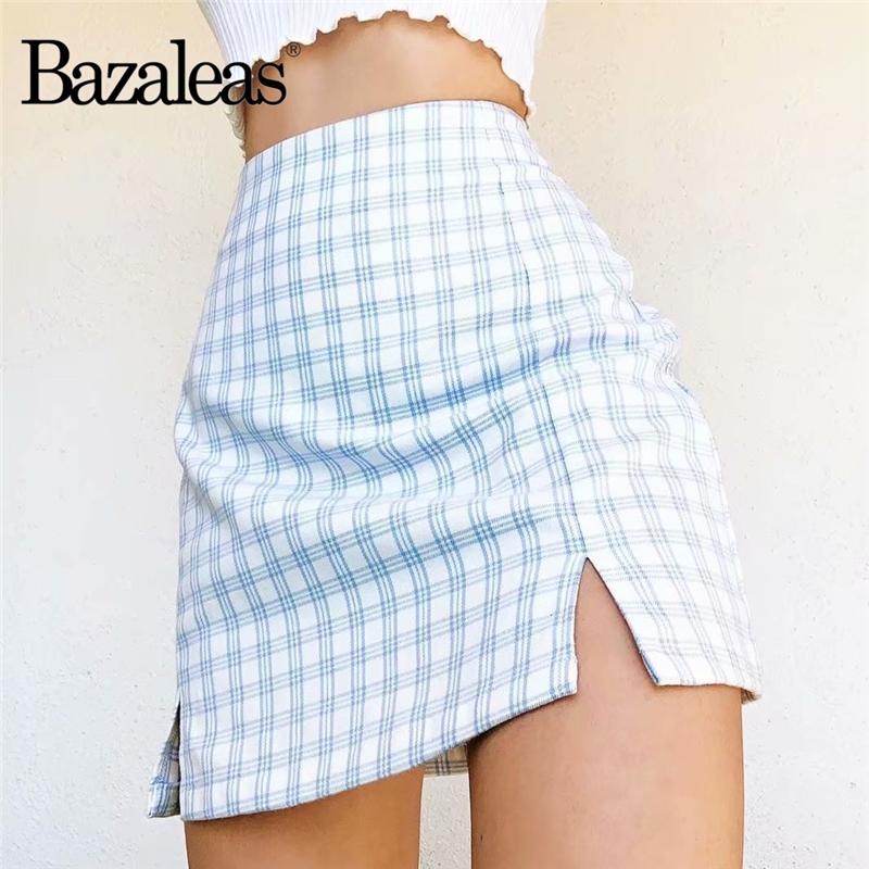 Skirts Bazaleas Streetwear Tartan Blue Print White Women A-line Skirt Harajuku Split Short Saia Womens Plaid Mini, 1705 whiteblue c144
Skirts Bazaleas Streetwear Tartan Blue Print White Women A-line Skirt Harajuku Split Short Saia Womens Plaid Mini, 1705 whiteblue c144